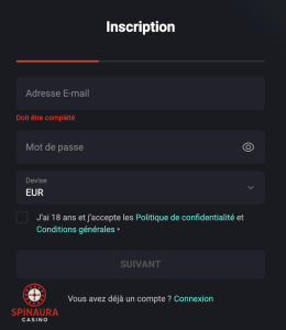 spinaura no deposit bonus